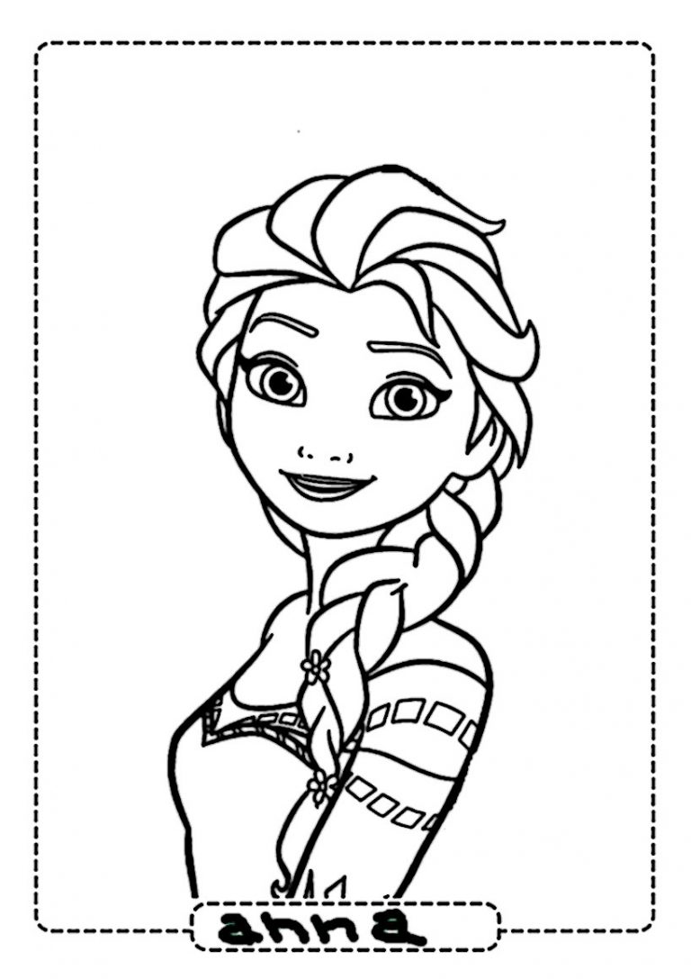 Ausmalbilder Eiskönigin